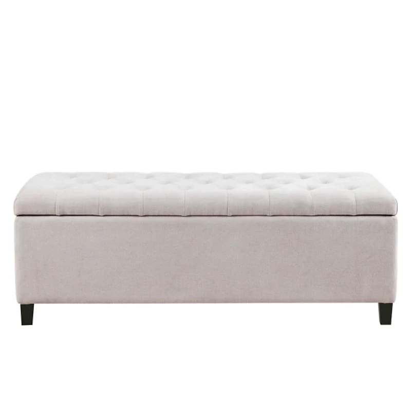 Natural Tufted Shandra Storage Bench