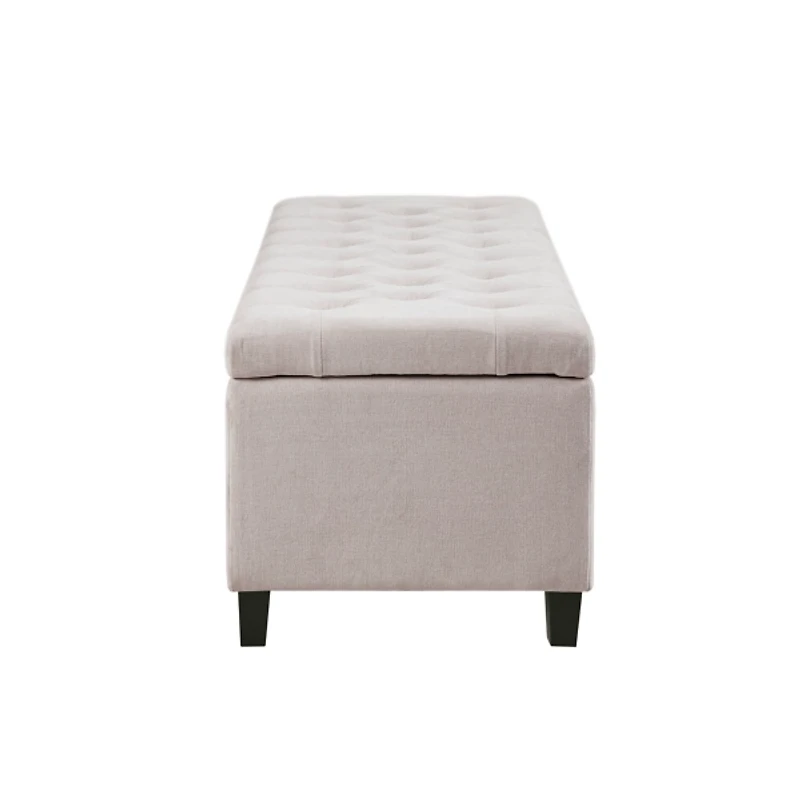 Natural Tufted Shandra Storage Bench