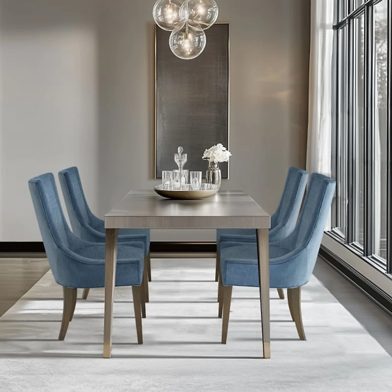 Blue Madison Park Ultra Dining Chairs, Set of 2