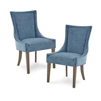 Blue Madison Park Ultra Dining Chairs, Set of 2