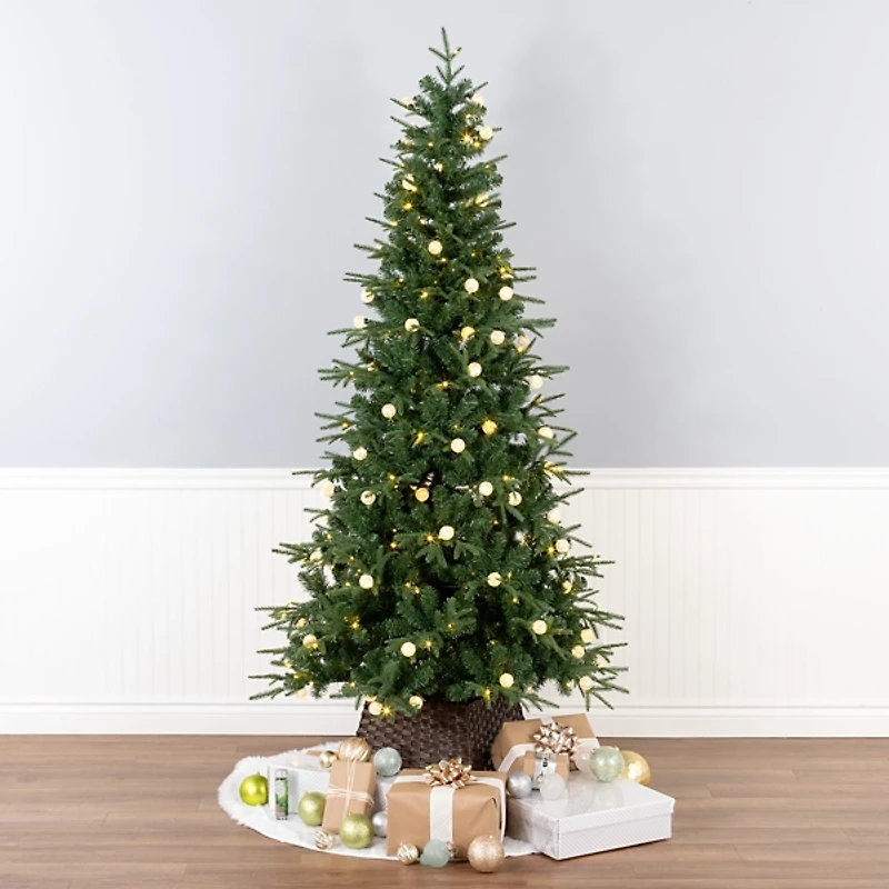 6 ft. Pre-Lit Globe Light Duxbury Christmas Tree