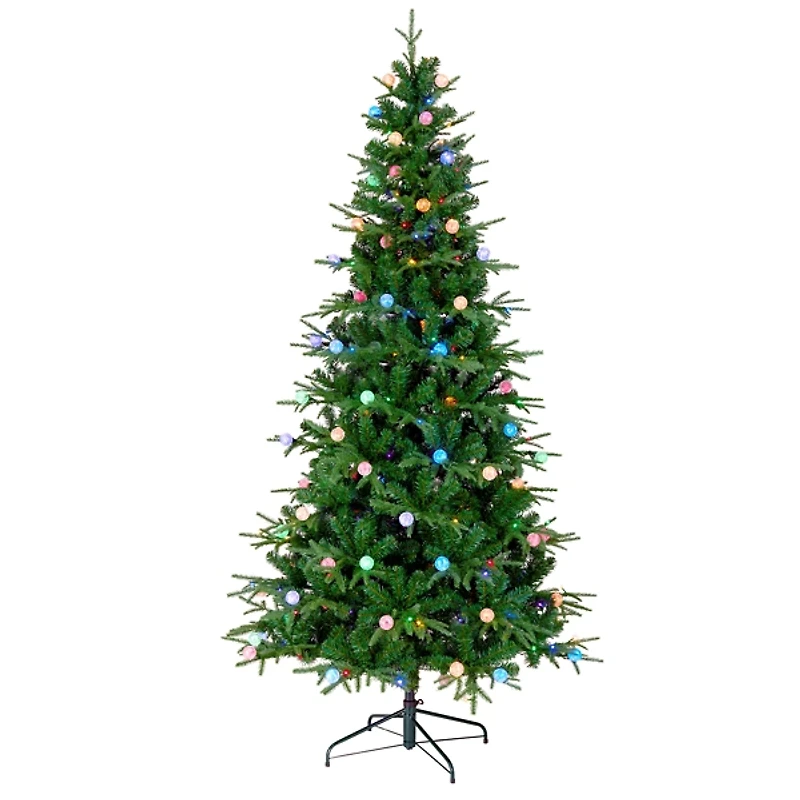 6 ft. Pre-Lit Globe Light Duxbury Christmas Tree