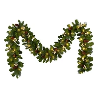 Pre-Lit Crestwood Gold Spruce Christmas Garland