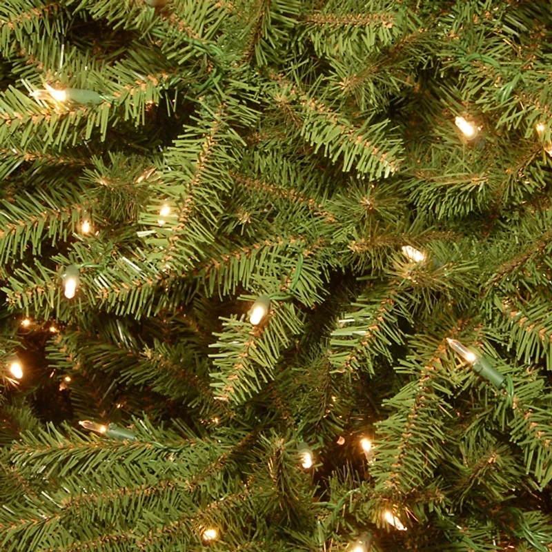 7.5 ft. Pre-Lit Dunhill Fir Hinged Christmas Tree