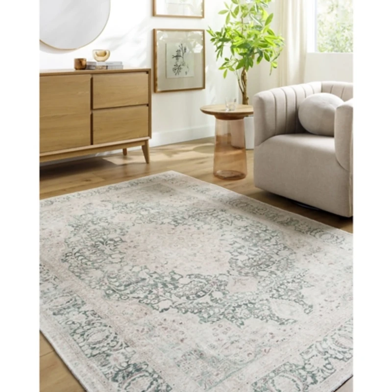 Amelie Traditional Washable Area Rug