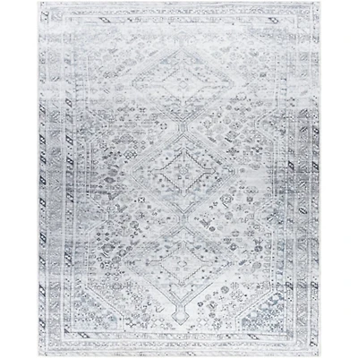 Blue Traditional Washable Area Rug