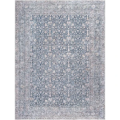 Blue Boho Lorelai Washable Area Rug