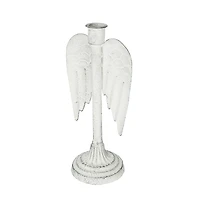 Angel Wing Taper Candle Holders, Set of 2