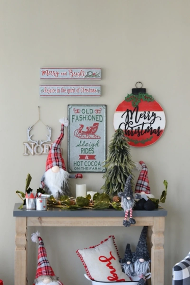 Old Fashioned Sleigh Rides Tin Wall Sign