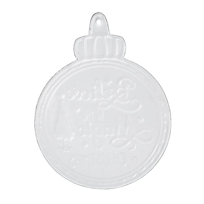 Believe in Magic of Christmas Ornament Wall Plaque