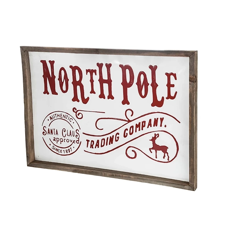 North Pole Trading Post Wall Plaque