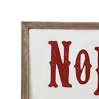 North Pole Trading Post Wall Plaque