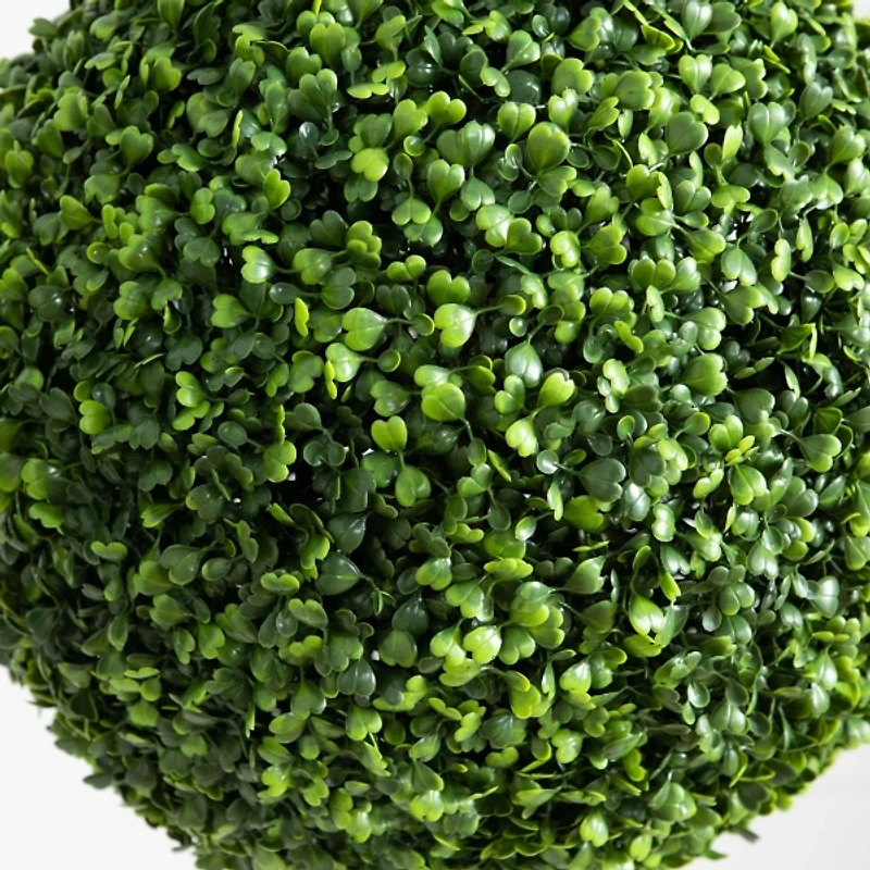 Round Outdoor Boxwood Topiaries, Set of 2