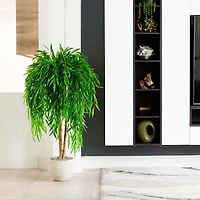 Real Touch Willow Tree in Black Planter