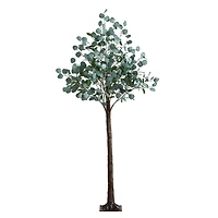 Pre-Lit Warm LED Eucalyptus Plant, 6 ft.