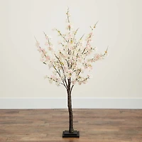 Pre-Lit Warm LED Cherry Blossom Tree, 4 ft.
