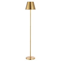 Gold Metal Asher Floor Lamp