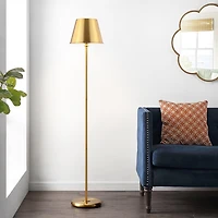 Gold Metal Asher Floor Lamp