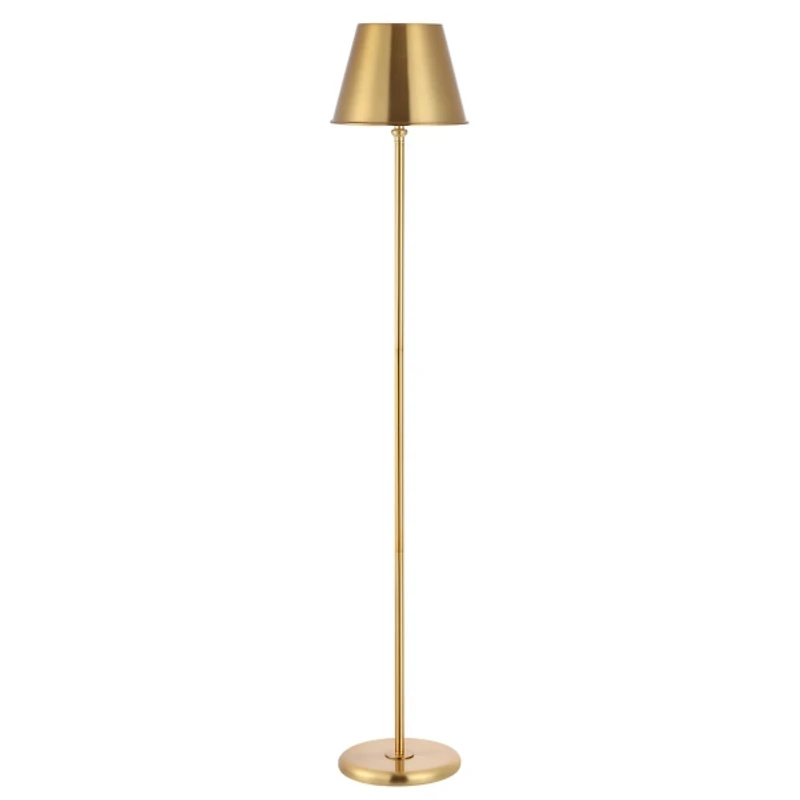 Gold Metal Asher Floor Lamp