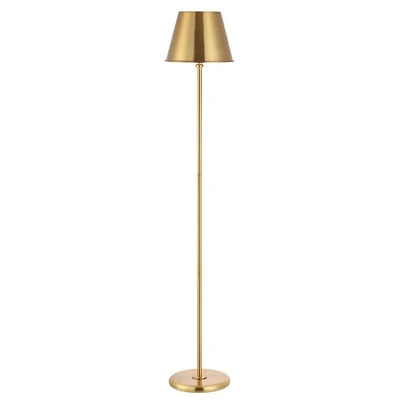 Gold Metal Asher Floor Lamp