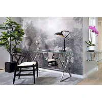 Black and Gold Curved Neck Giselle Task Lamp