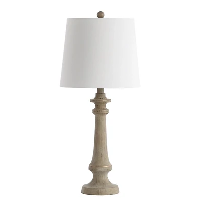 Tan Tapered Column Rhett Table Lamp