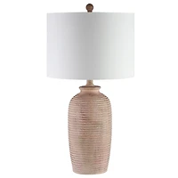Tan Textured Kensin Table Lamp
