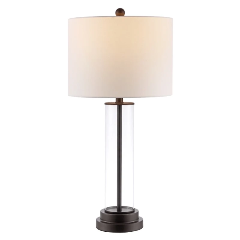Glass Column Cassian Table Lamp