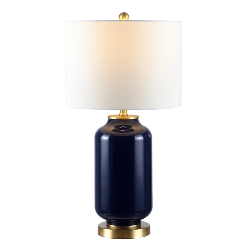 Amaia Dark Blue Glass Table Lamp
