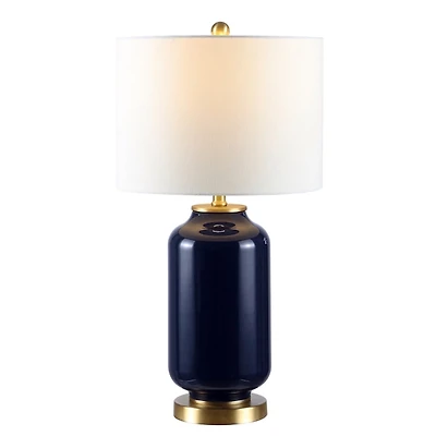 Amaia Dark Blue Glass Table Lamp