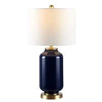 Amaia Dark Blue Glass Table Lamp