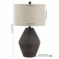 Brown Angled Gourd Ersta Table Lamp