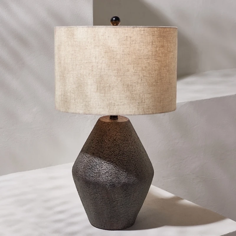 Brown Angled Gourd Ersta Table Lamp