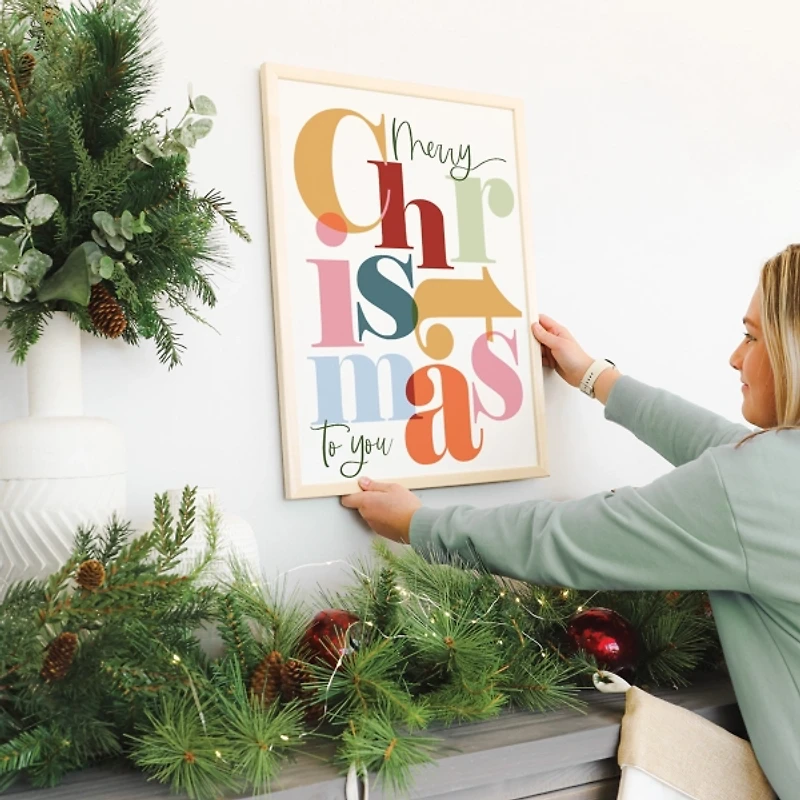 Merry Christmas to You Wall Plaque