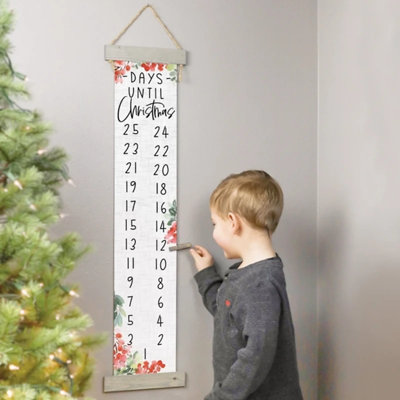 Days Until Holly Hanging Wall Plaque