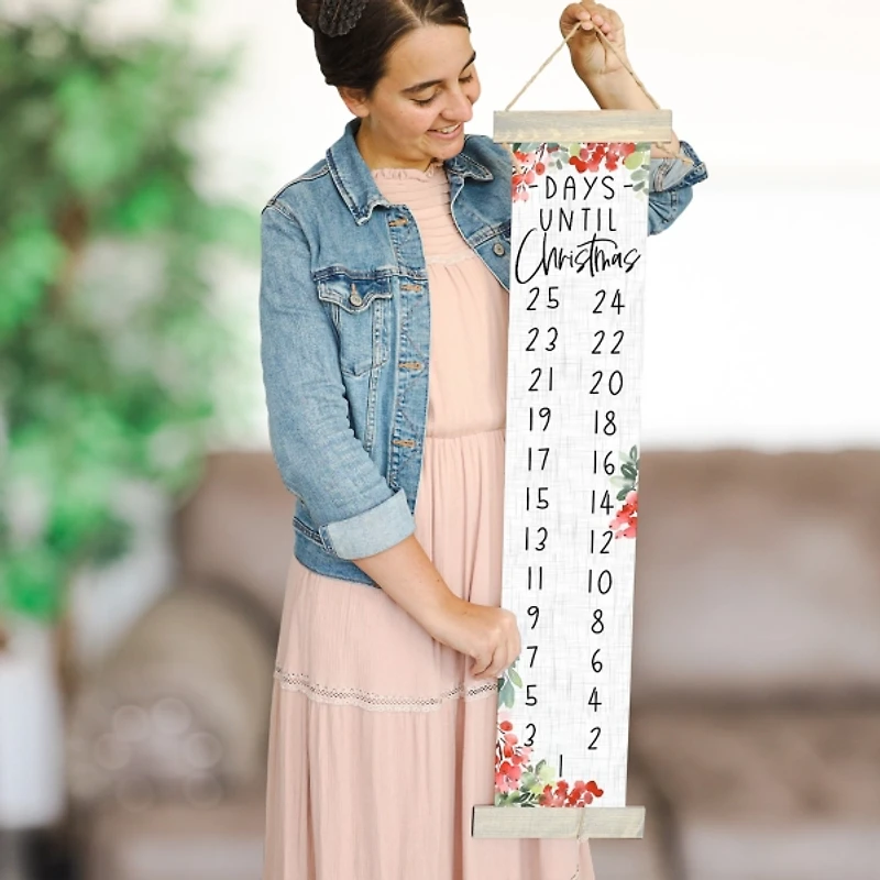 Days Until Holly Hanging Wall Plaque