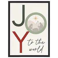 Joy to the World Nativity Wall Plaque