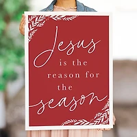 Red Reason for the Season Wall Plaque