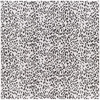 Cauli Black Leopard Print  Outdoor Rug, 7x7