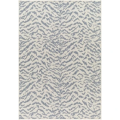 Blue Ravello Outdoor Rug, 5x7