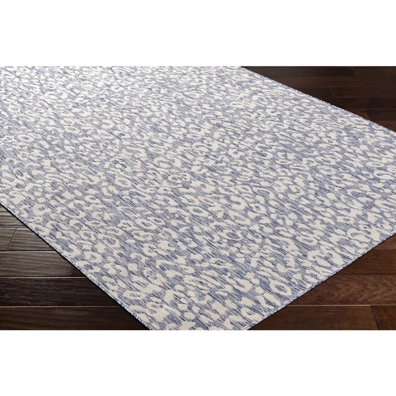 Blue Amur Outdoor Rug, 5x7
