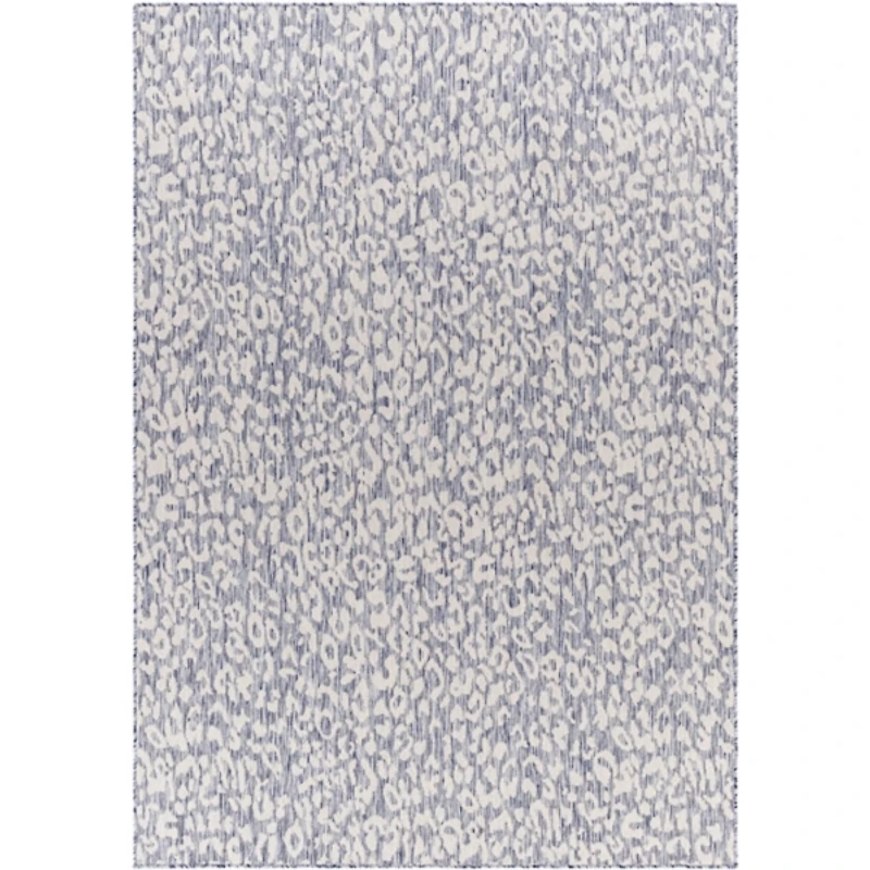 Blue Amur Outdoor Rug, 5x7