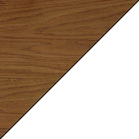 White Two-Tone Double X Sides Console Table