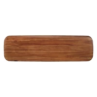 Calais Natural Rubber Wood Bench