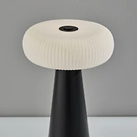 LED Cordless Lamp with Round Shade
