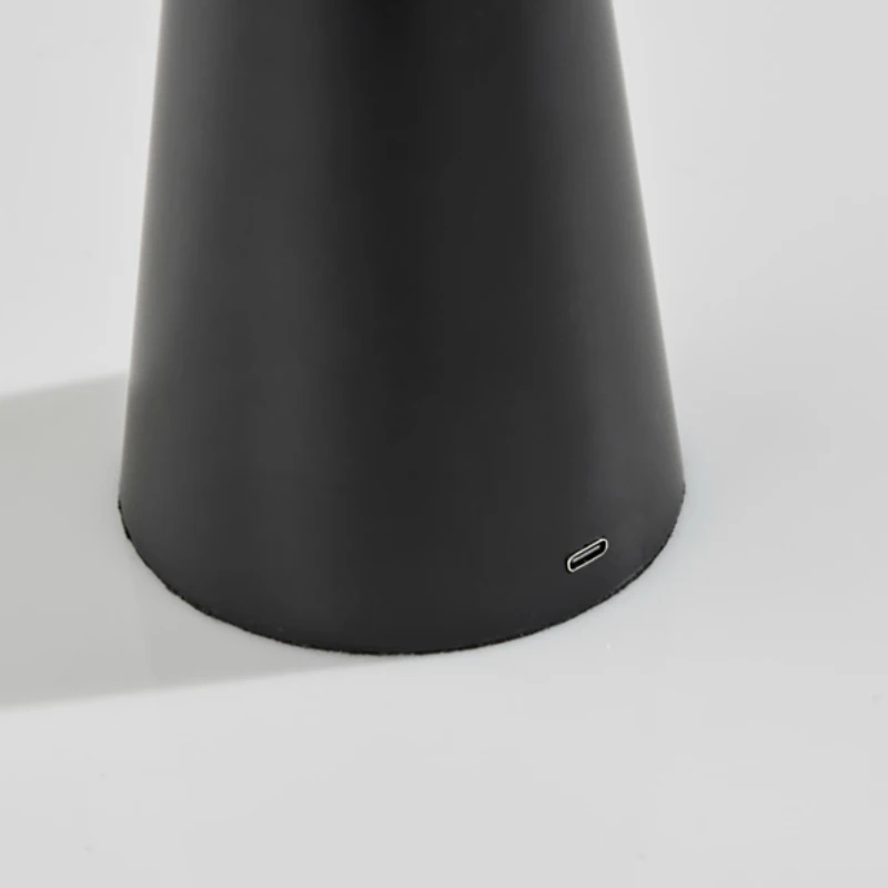 LED Cordless Lamp with Round Shade