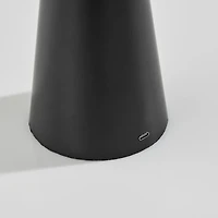 LED Cordless Lamp with Round Shade