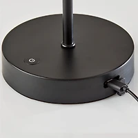 Metal Scalloped Shade Cordless Table Lamp