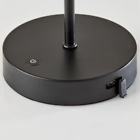 Metal Scalloped Shade Cordless Table Lamp