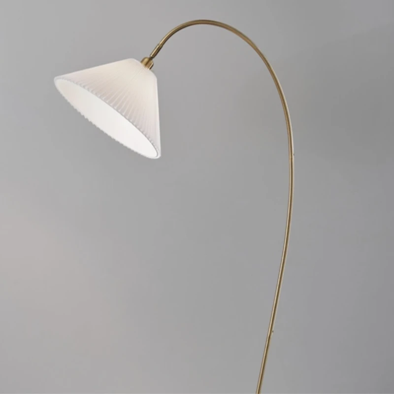 Antique Brass Curved Arch Floor Lamp